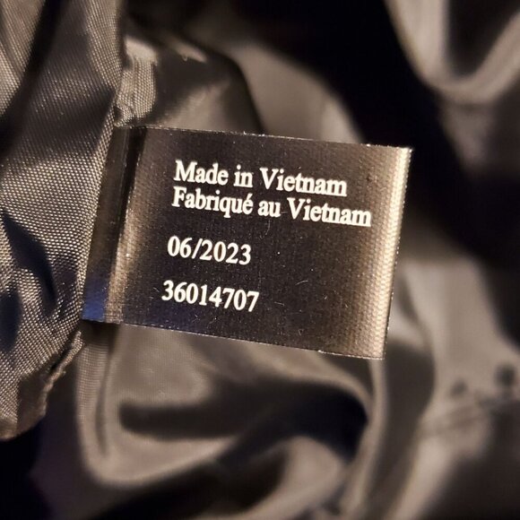 Victorias Secret Red & Black Tartan Plaid Tote Bag VS Logo Hobo 19.5" x 12" - Picture 9 of 9